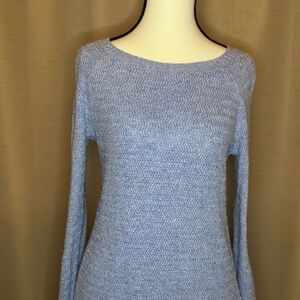 LOFT Soft Blue Crew Neck Sweater
